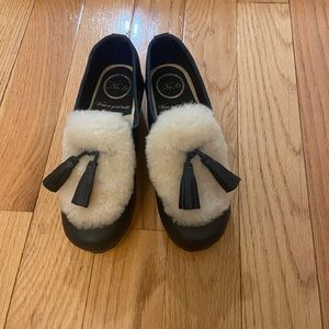 No. 6 Store Shearling Clogs size 36